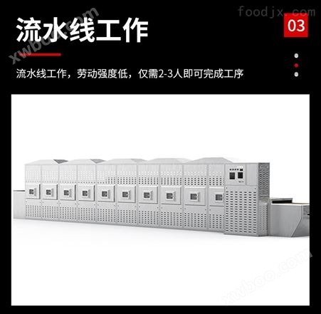 坚果、小零食微波膨化设备生产线瑞晨厂家
