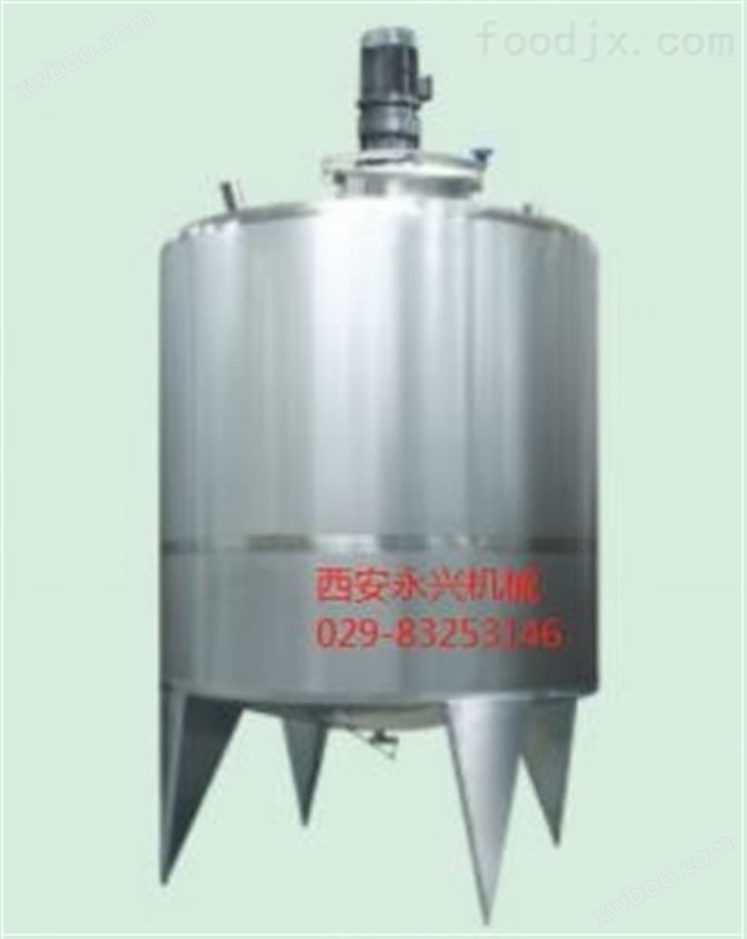 调配罐按照JB/T4735－1997《钢制焊接常压容器》进行制造、检验和验收，根据食品行业卫生的要求而设计 酱、油、醋、盐设备