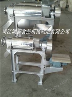 LZ800 不锈钢螺旋榨汁机价格，江苏带破碎榨汁机组生产