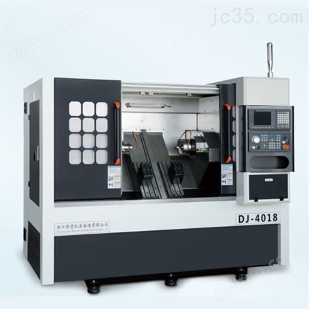 DJ-4018斜床身线轨数控车床