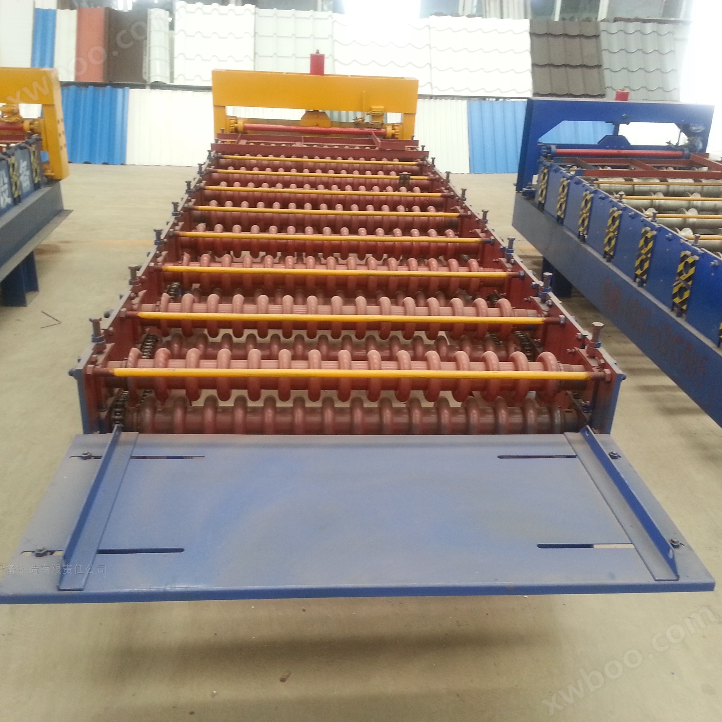 河北沧州850水波纹机850型波纹板压型设备