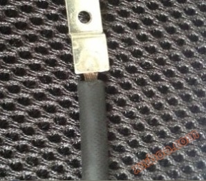 导线的焊接反面