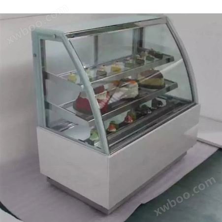 弧形蛋糕柜，冷藏保鲜蛋糕展示柜，大理石面蛋糕柜