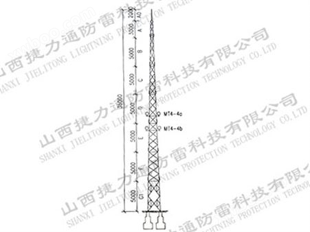GFL2-14 （35米）钢结构避雷针塔