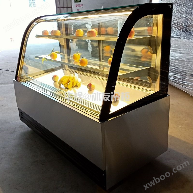 弧形蛋糕柜水果饮料冷藏展示柜西点甜品保鲜柜(图5)