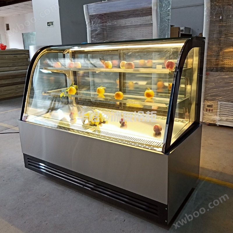 弧形蛋糕柜水果饮料冷藏展示柜西点甜品保鲜柜(图3)