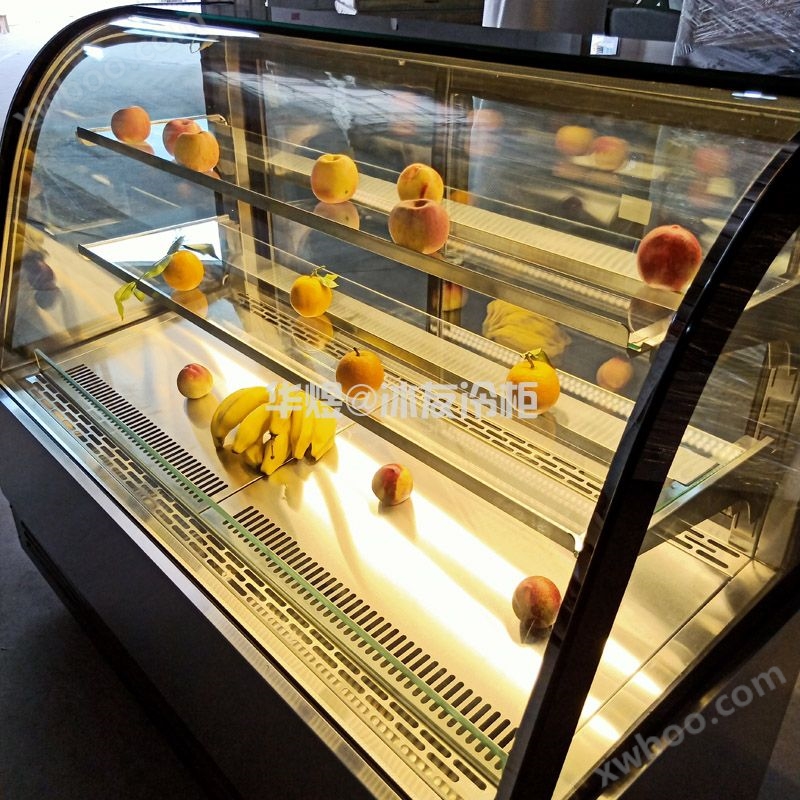 弧形蛋糕柜水果饮料冷藏展示柜西点甜品保鲜柜(图4)