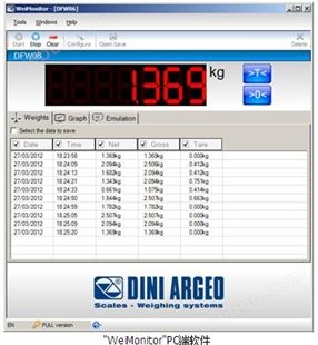 狄纳乔(Dini Argeo)|WEIMONITOR：称重数据监控管理应用软件（适用于DINI ARGEO秤）