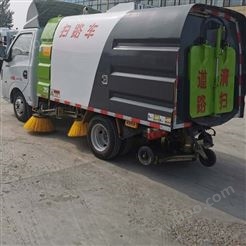 柴油驾驶式环卫扫路车 恒领 大型4刷扫路车 大型四轮扫路车