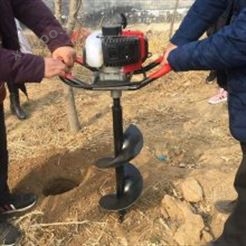 大功率地钻挖坑机 汽油打桩机 四川省农田施肥钻土机