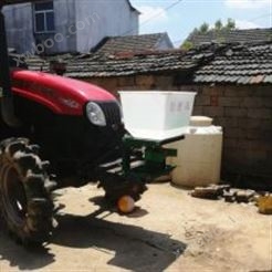 农用三轮悬挂撒肥机 小型电动撒肥机 120kg车载施肥器***