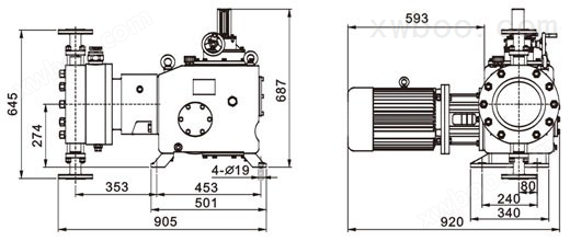 进口液压隔膜计量泵(图1)