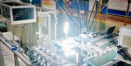 潍坊大世并联机器人用于包装分拣环节